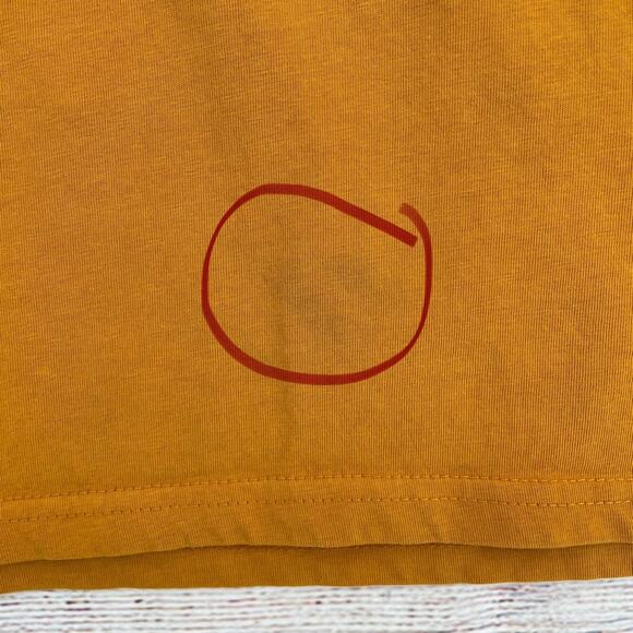 Nike Pluto Embroidered Short Sleeve T-Shirt Women's Size Small‎ Rust - Picture 5 of 10